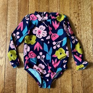 Carter’s 18M Floral Print Swim Bodysuit